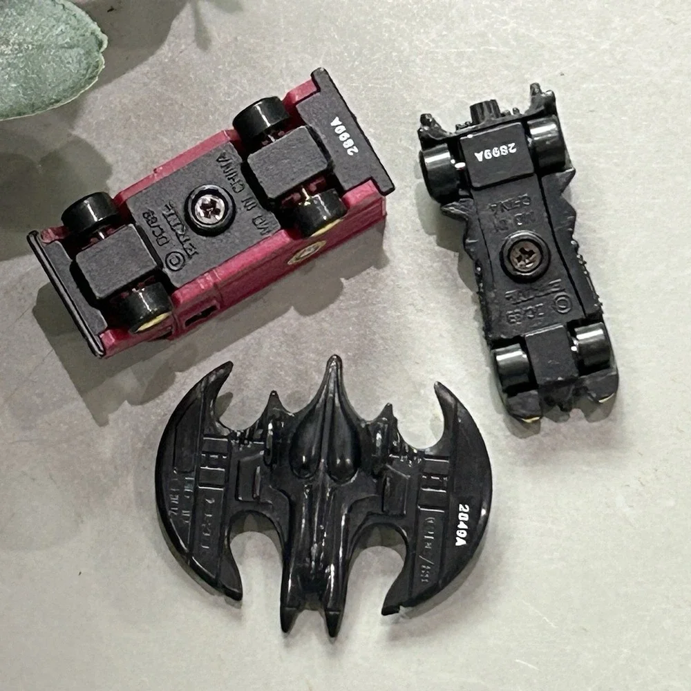 ERTL Micro Size Batmobile Batwing Joker‎ Van DC Comics 3-Pack Collection 1989